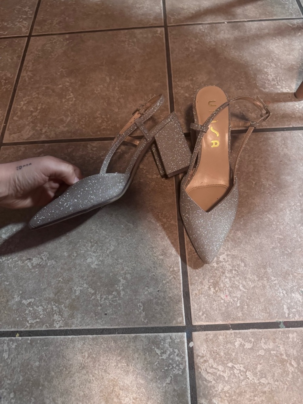 Women’s glitter heels